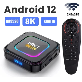 Android13.0 TV Box H96 MAX Rockchip RK3528 Четириядрен 64-битов Cortex-а a53 С Подкрепата на декодиране на видео 8K Wifi6 BT5.0 телеприставка