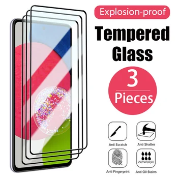 Защитно стъкло с пълно покритие за Samsung Galaxy A50 A70 A40 A30 Защитно фолио за Samsung A52 A72 A21S A31 A32 A22, Стъкло