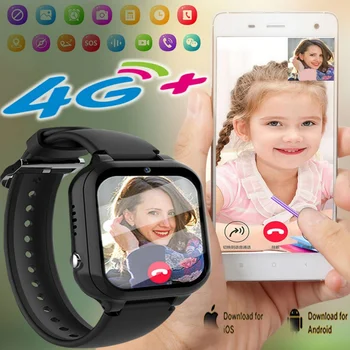 4G Смарт часовници за деца, момчета и момичета, глобалната СИМ-карта, 4G Телефонни часовници, Гласов чат, видео разговори, камера, монитор за малките Детски умни часа