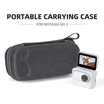 Защитен калъф с Аксесоари за екшън-камера, Органайзер, чанта за съхранение, Устойчиво на надраскване Чанта за носене Insta360 GO 3