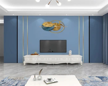 beibehang Настройва най-новият телевизионен фон, модерни и минималистичные линия хол, висококачествени тапети за кино и телевизия