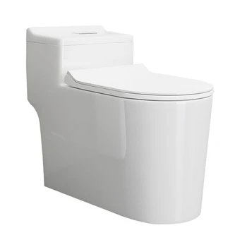 Домакински Насосный Тоалетна за баня, Керамични Табуретка Супер Въртящи сифон Водосберегающий Дезодорант За сядане на Тоалетната чиния