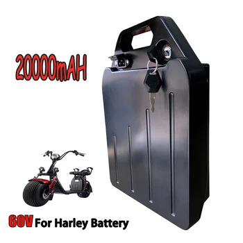 Водоустойчива Литиева батерия Электромобиля Harley 60V 20AH За Двухколесного Складного електрически скутер