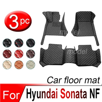 Автомобилни постелки за Hyundai NF Sonata Embera Sonica CNG 2004 ~ 2009, калъфи за изтривалки, Кожен Килим, Детайли на интериора, Аксесоари за автомобили