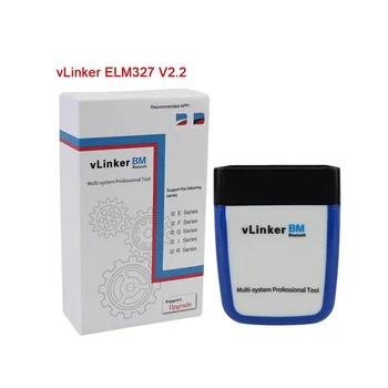 ELM327 V2.2 VLINKER BM Bluetooth Съвместим 3,0 Авто инструмент за Диагностика OBD2 за BMW BIMMERCODE Четец код за
