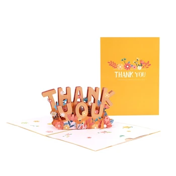 3D за поп пощенски картички, Поздравителни картички от Деня на майката, Плик за подарък на майка си, подарък за Годишнина, рожден ден, Директна доставка