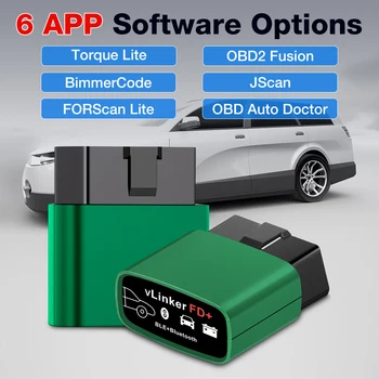 Vgate vLinker FD ELM327 FORScan За Ford wifi Bluetooth е 4.0 за IOS ELM 327 OBD2 Авто инструмент за Диагностика OBD 2 Скенер J2534