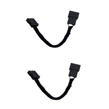 2 броя Синхронизиране 2 с цел СИНХРОНИЗИРАНЕ на 3 Модифициран USB media hub Адаптер за свързване на проводници Черно ABS за Ford Expedition
