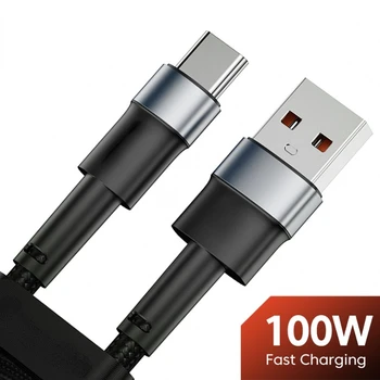 Кабел за бързо зареждане Type C за Samsung s22 Huawei Redmi Oneplus USB Data Тел 0,5-3 М C USB Кабела на Зарядното устройство 3A за мобилен телефон