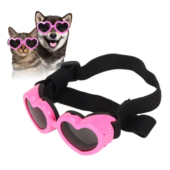 Сгъваеми слънчеви очила за кучета, които влизат виолетови, Очила за котки, Модни слънчеви очила за кучета, подпори за фотосесия, аксесоари за домашни любимци