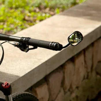 RRSKIT Кормило Огледало за обратно виждане МТБ Пътен Велосипеден Прибиращ се Волан Сгъваем С Регулируем Рефлектор със Завъртане Огледала На 360 Градуса
