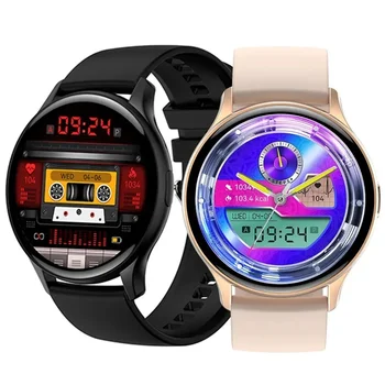 Умен часовник HK89 Мъжки Женски AMOLED Екран Винаги е включен Bluetooth Предизвикателство NFC Сърцето САМ Тапети Умен часовник