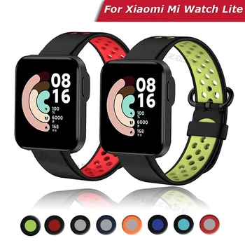 Силиконов Взаимозаменяеми каишка за XiaoMi Mi Watch Lite, дишаща спортен каишка за Mi Watch Lite, каишка за часовник, гривна