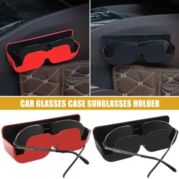 Калъф за слънчеви очила, кола за точки, а за автомобилни точки, самоклеящийся кутия за съхранение чувствах подплата за автомобилни слънчеви очила, стилен