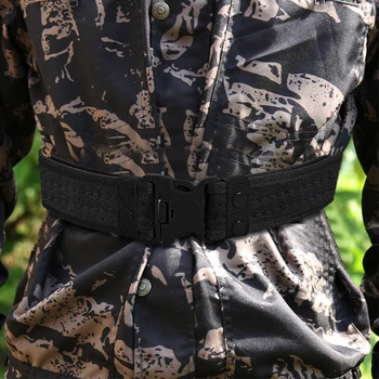 Мъжки женски походный рамо, дишаща армейски тактически колан, колан за тренировки на открито, Камуфляжный колан за лов на открито