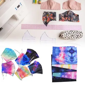 Красива Дигитален Печат Черно Спускане С Изображение на Звездното Небе от 100 Памучен Плат Материал За Шиене Детска Кърпа направи си Сам Ризата е Облекло