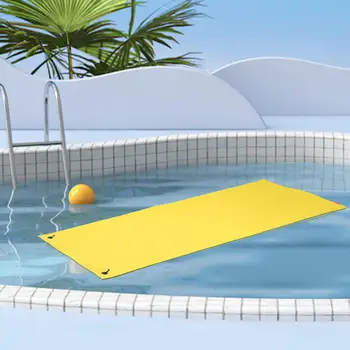 Воден плаващ Подложка за басейн, 3-слойный Воден Сал 270x90x3,3 см, Здрав Преносима, устойчива на счупвания, за деца и възрастни (Случаен цвят)