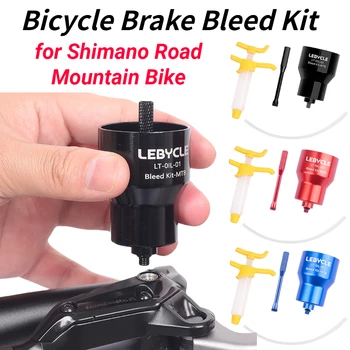 Комплект за транспортирането на велосипедни спирачки за шоссейного планински велосипед Shimano Хидравлични инструменти за изпомпване на дискови спирачки Фуния двигателят е с мазителна корк Инструменти за ремонт на велосипеди