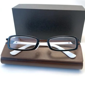 Vazrobe Черно-Бели Компютърни Очила Дамски Мъжки Блокер Отражение синя светлина Тясна Правоъгълна Рамки За очила Дамски Прости