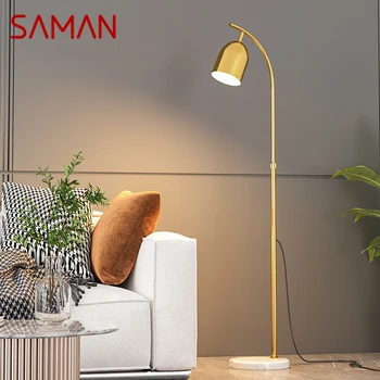 Под лампа SAMAN Nordic Модерна Проста Семейна хол Креативната Led декоративна лампа