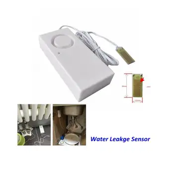 Домашна аларма Детектор за изтичане на вода от 110 db Независим сензор, изтичане на вода, за Откриване на Сигнал за наводнението Препълване на Алармени системи
