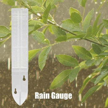5 Инча(а) А) Професионален Прозрачен Дождемер Устройство За Измерване на Почвата В Двора и Градината На Открито, Брояч на Дъждовна Вода Измервателен Инструмент