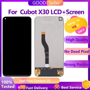 6,4-инчов чисто Нов Оригинален Дисплей За Cubot X30 LCD дисплей + Смяна на Дигитайзер докосване на екрана В Събирането За Cubot C30 LCD екран