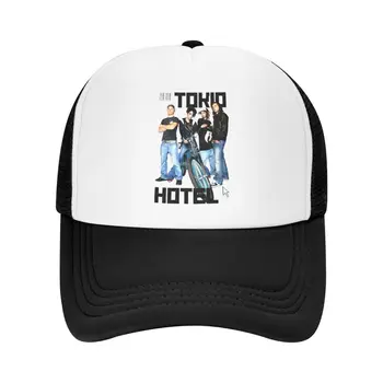 Възрастен Екипът на Tokio Hotel Tom Kaulitz, Шапки за шофьори на камиони, Модни Мрежести бейзболни Шапки възстановяване на предишното положение, Шапки, Шапка, Солнцезащитная Шапка, Регулируема Спортна Шапка, Нова