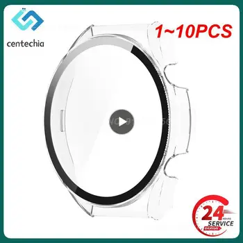 1-10 бр., защитен калъф, изработени от закалено стъкло за Huawei Watch GT3 46 мм, защита от надраскване, пълно покритие, твърд защитен калъф за PC