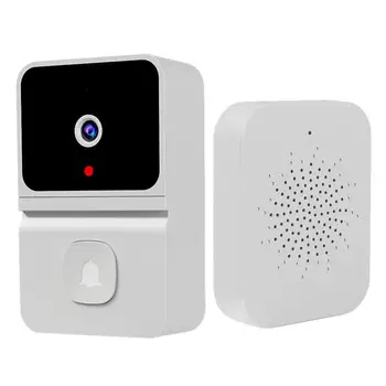 Безжичен WiFi Външен звънец HD Камера за Сигурност звънец Промяна на глас Нощно виждане видео домофон Домашен монитор Врата камера