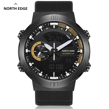 Мъжки дигитален часовник NORTH EDGE 2022 HORNET, спортни часовници за бягане, военни армейските водоустойчив 50-метрови показатели световно време