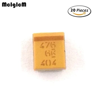 MCIGICM 20pcs B 3528 47 icf 6,3 В SMD кондензатор танталовый