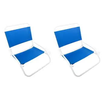 Сгъваем Плажен стол с каишка за носене на ръка - 2 Опаковки