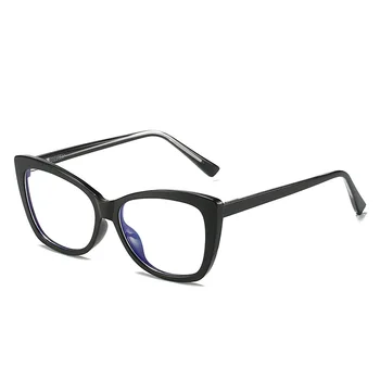 Нова тенденция, Модерни Оптични антисиневые Очила в стил мозайка, Женски Реколта леопардовые Компютърни очила, Дамски слънчеви очила-Окуляры